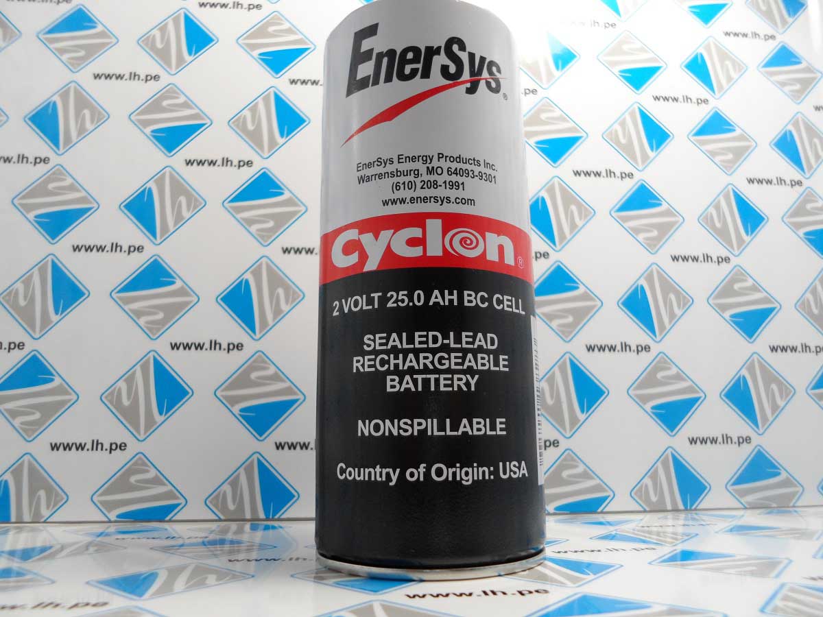 0820-0004      Batería Recargable Enersys Cyclon 2V 25.0Ah